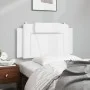 White synthetic leather padded bed headboard 100 cm by , Headboards and footboards - Ref: Foro24-374775, Price: 49,50 €, Disc...