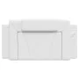 White synthetic leather padded bed headboard 100 cm by , Headboards and footboards - Ref: Foro24-374775, Price: 49,50 €, Disc...