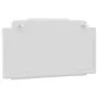 White synthetic leather padded bed headboard 100 cm by , Headboards and footboards - Ref: Foro24-374775, Price: 49,50 €, Disc...