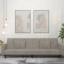 2-seater sofa bed with two light gray velvet pillows by , Sofas - Ref: Foro24-375816, Price: 277,94 €, Discount: %
