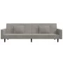 2-seater sofa bed with two light gray velvet pillows by , Sofas - Ref: Foro24-375816, Price: 277,94 €, Discount: %