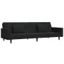2-Sitzer-Schlafsofa mit zwei schwarzen Samtkissen von , Sofas - Ref: Foro24-375821, Preis: 270,30 €, Rabatt: %