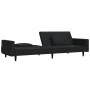 2-Sitzer-Schlafsofa mit zwei schwarzen Samtkissen von , Sofas - Ref: Foro24-375821, Preis: 270,30 €, Rabatt: %