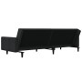 2-seater sofa bed with two black velvet pillows by , Sofas - Ref: Foro24-375821, Price: 274,95 €, Discount: %