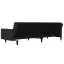 2-seater sofa bed with two black velvet pillows by , Sofas - Ref: Foro24-375821, Price: 270,30 €, Discount: %