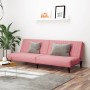 Rosafarbenes 2-Sitzer-Schlafsofa aus Samt von , Sofas - Ref: Foro24-375930, Preis: 235,14 €, Rabatt: %
