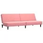 Rosafarbenes 2-Sitzer-Schlafsofa aus Samt von , Sofas - Ref: Foro24-375930, Preis: 231,21 €, Rabatt: %