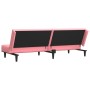 Rosafarbenes 2-Sitzer-Schlafsofa aus Samt von , Sofas - Ref: Foro24-375930, Preis: 235,14 €, Rabatt: %