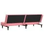 Rosafarbenes 2-Sitzer-Schlafsofa aus Samt von , Sofas - Ref: Foro24-375930, Preis: 231,21 €, Rabatt: %