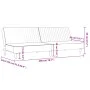 Rosafarbenes 2-Sitzer-Schlafsofa aus Samt von , Sofas - Ref: Foro24-375930, Preis: 231,21 €, Rabatt: %