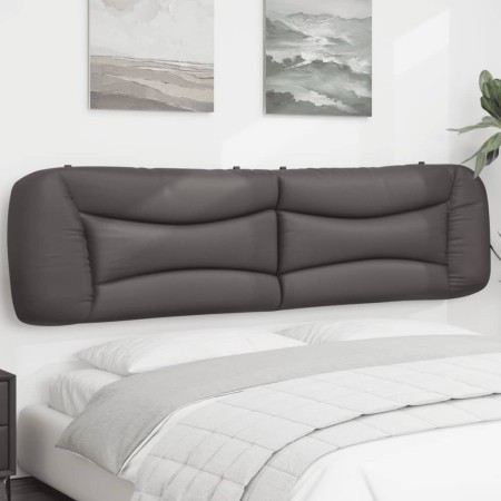 Gepolstertes Bettkopfteil aus grauem Kunstleder, 200 cm von , Kopf- und Fußteile - Ref: Foro24-374626, Preis: 94,66 €, Rabatt: %