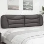 Gray synthetic leather padded bed headboard 200 cm by , Headboards and footboards - Ref: Foro24-374626, Price: 93,44 €, Disco...