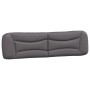 Gepolstertes Bettkopfteil aus grauem Kunstleder, 200 cm von , Kopf- und Fußteile - Ref: Foro24-374626, Preis: 94,66 €, Rabatt: %