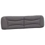 Gray synthetic leather padded bed headboard 200 cm by , Headboards and footboards - Ref: Foro24-374626, Price: 93,44 €, Disco...