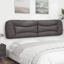 Gray synthetic leather padded bed headboard 200 cm by , Headboards and footboards - Ref: Foro24-374626, Price: 93,44 €, Disco...