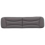 Gepolstertes Bettkopfteil aus grauem Kunstleder, 200 cm von , Kopf- und Fußteile - Ref: Foro24-374626, Preis: 94,66 €, Rabatt: %