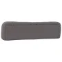 Gray synthetic leather padded bed headboard 200 cm by , Headboards and footboards - Ref: Foro24-374626, Price: 93,44 €, Disco...