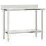 Küchenarbeitstisch mit Edelstahlablage 110x55x150cm von , Wiederherstellung - Ref: Foro24-3208904, Preis: 293,16 €, Rabatt: %