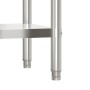 Küchenarbeitstisch mit Edelstahlablage 110x55x150cm von , Wiederherstellung - Ref: Foro24-3208904, Preis: 293,16 €, Rabatt: %