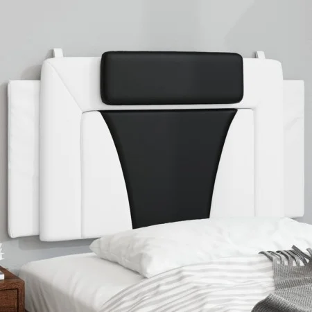 Cabecero de cama acolchado cuero sintético blanco negro 100 cm de , Cabeceros y pies de cama - Ref: Foro24-374780, Precio: 42...