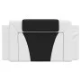 Cabecero de cama acolchado cuero sintético blanco negro 100 cm de , Cabeceros y pies de cama - Ref: Foro24-374780, Precio: 42...