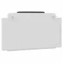 Cabecero de cama acolchado cuero sintético blanco negro 100 cm de , Cabeceros y pies de cama - Ref: Foro24-374780, Precio: 42...