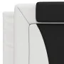 Cabecero de cama acolchado cuero sintético blanco negro 100 cm de , Cabeceros y pies de cama - Ref: Foro24-374780, Precio: 42...