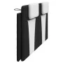 Gepolstertes Kopfteil Kunstleder schwarz weiß 200 cm von , Kopf- und Fußteile - Ref: Foro24-374819, Preis: 64,48 €, Rabatt: %