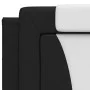 Gepolstertes Kopfteil Kunstleder schwarz weiß 200 cm von , Kopf- und Fußteile - Ref: Foro24-374819, Preis: 64,48 €, Rabatt: %