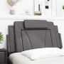 Gray synthetic leather padded bed headboard 100 cm by , Headboards and footboards - Ref: Foro24-374777, Price: 48,27 €, Disco...