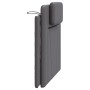Gepolstertes Bettkopfteil aus grauem Kunstleder, 100 cm von , Kopf- und Fußteile - Ref: Foro24-374777, Preis: 49,22 €, Rabatt: %