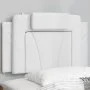 Cabecero de cama acolchado cuero sintético blanco 80 cm de , Cabeceros y pies de cama - Ref: Foro24-374761, Precio: 27,29 €, ...