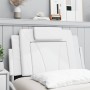 Weißes gepolstertes Bettkopfteil aus Kunstleder, 80 cm von , Kopf- und Fußteile - Ref: Foro24-374761, Preis: 30,47 €, Rabatt: %