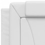 Weißes gepolstertes Bettkopfteil aus Kunstleder, 80 cm von , Kopf- und Fußteile - Ref: Foro24-374761, Preis: 30,47 €, Rabatt: %