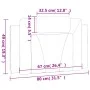 Cabecero de cama acolchado cuero sintético blanco 80 cm de , Cabeceros y pies de cama - Ref: Foro24-374761, Precio: 27,29 €, ...