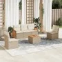 Garden sofa set with cushions 6 pieces beige synthetic rattan by , Garden sets - Ref: Foro24-3259937, Price: 402,11 €, Discou...