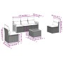 Garden sofa set with cushions 6 pieces beige synthetic rattan by , Garden sets - Ref: Foro24-3259937, Price: 367,78 €, Discou...