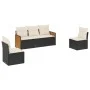 5-piece garden furniture set and black synthetic rattan cushions by , Garden sets - Ref: Foro24-3259928, Price: 307,27 €, Dis...