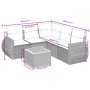 Garden sofa set with cushions 6 pieces beige synthetic rattan by , Garden sets - Ref: Foro24-3257333, Price: 414,22 €, Discou...