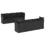 8-teiliges Gartensofa-Set und schwarze synthetische Rattankissen von , Gartensets - Ref: Foro24-3223521, Preis: 556,89 €, Rab...