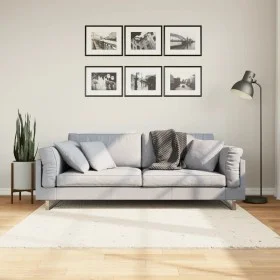 PAMPLONA moderner Langflor-Shaggy-Teppich in Creme, 160 x 160 cm von , Teppiche - Ref: Foro24-375236, Preis: 71,62 €, Rabatt: %