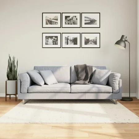 PAMPLONA modern long pile shaggy rug cream 160x160 cm by , Rugs - Ref: Foro24-375236, Price: 71,81 €, Discount: %