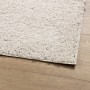 PAMPLONA moderner Langflor-Shaggy-Teppich in Creme, 160 x 160 cm von , Teppiche - Ref: Foro24-375236, Preis: 73,08 €, Rabatt: %