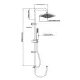 SCHÜTTE Cabezal de ducha dual TOKYO cuadrado de SCHÜTTE, Cabezales de ducha - Ref: Foro24-425812, Precio: 73,17 €, Descuento: %