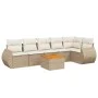 Set sofás de jardín 7 piezas y cojines ratán sintético beige de , Conjuntos de jardín - Ref: Foro24-3257346, Precio: 505,25 €...
