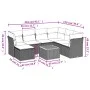 Garden sofa set with beige cushions 8 pcs PE rattan by , Garden sets - Ref: Foro24-3223762, Price: 500,35 €, Discount: %