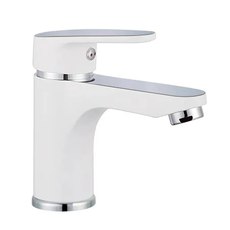 SCHÜTTE ALASKA white and chrome basin mixer tap by SCHÜTTE, Faucets - Ref: Foro24-425797, Price: 77,45 €, Discount: %