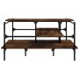 Couchtisch aus geräuchertem Eichenholzwerkstoff, 100 x 100 x 48,5 cm von , Couchtisch - Ref: Foro24-842313, Preis: 78,19 €, R...