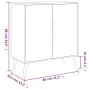 Finori Aparador Lusk 01A roble Sonoma 80x38,5x88 cm de , Aparadores - Ref: Foro24-377413, Precio: 207,45 €, Descuento: %