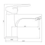 SCHÜTTE ALASKA white and chrome basin mixer tap by SCHÜTTE, Faucets - Ref: Foro24-425797, Price: 77,45 €, Discount: %